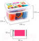 Миниатюра изображения товара Набор для лепки Brauberg Kids / 106721 (12цв)