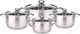 Миниатюра изображения товара Набор кастрюль Swisgold Calipso SG-18028