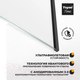 Миниатюра изображения товара Стеклянная шторка для ванны Teymi Timo 70x140 / T00274 (прозрачное стекло/черный матовый)
