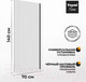Миниатюра изображения товара Стеклянная шторка для ванны Teymi Timo 70x140 / T00274 (прозрачное стекло/черный матовый)