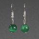 Миниатюра изображения товара Серьги Wolves Элитный Кошачий глаз 40848 №2 (зеленый)