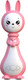 Миниатюра изображения товара Интерактивная игрушка BertToys Зайчик Грызушка / 4630017955831 (розовый)