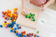 Миниатюра изображения товара Развивающий игровой набор Plan Toys Счеты-мозайка / 5468