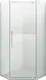 Миниатюра изображения товара Душевой уголок IVA 100x100x200 / E1PC100C (прозрачное стекло)