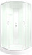 Миниатюра изображения товара Душевая кабина IVA 80x80x215 / SC08CM (белый/матовое стекло)