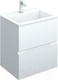 Миниатюра изображения товара Тумба под умывальник Aquanet Джейн 60 / 313284 (белый матовый)