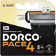 Миниатюра изображения товара Набор сменных кассет Dorco Pace 4 (4шт)