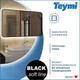 Миниатюра изображения товара Зеркало Teymi Solli Black Soft Line 120x70 / T20230S (подсветка, сенсор на взмах)