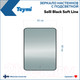 Миниатюра изображения товара Зеркало Teymi Solli Black Soft Line 60x80 / T20233S (подсветка, сенсор)