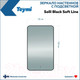 Миниатюра изображения товара Зеркало Teymi Solli Black Soft Line 60x100 / T20234S (подсветка, сенсор)
