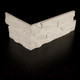 Миниатюра изображения товара Декоративный камень гипсовый Air Stone Шанхай угловой элемент А14.У (белый)