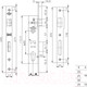 Миниатюра изображения товара Замок врезной Kale Kilit 153 A:25мм (никель)