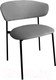 Миниатюра изображения товара Стул M-City Леонардо / 455M05728 (H-09 светло-серый велюр/черный)