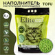 Миниатюра изображения товара Наполнитель для туалета EliteCat Tofu Green Tea растительный / 6003/EC (6л/2.7кг)