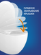 Миниатюра изображения товара Унитаз напольный Cersanit Nature Clean On 011 3/5 DPL EO slim / 65410