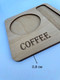 Миниатюра изображения товара Подставка под кружку ОМурМебель Coffee (бежевый)