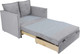 Миниатюра изображения товара Диван Аквилон Лофт (аспендос 020 светло-серый)
