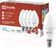 Миниатюра изображения товара Лампа INhome LED-Свеча-VC / 4690612052335 (4шт)
