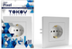 Миниатюра изображения товара Розетка Tokov Electric Pixel TKE-PX-R1FZSF-C01 (белый)
