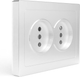 Миниатюра изображения товара Розетка Tokov Electric Pixel TKE-PX-R2F-C01 (белый)