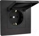 Миниатюра изображения товара Розетка Tokov Electric Pixel TKE-PX-R1ZSW1-C14 (карбон)