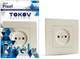 Миниатюра изображения товара Розетка Tokov Electric Pixel TKE-PX-R1F-C02 (бежевый)