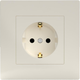 Миниатюра изображения товара Розетка Tokov Electric TKE-PX-R1FZSF-C02 (бежевый)