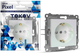 Миниатюра изображения товара Розетка Tokov Electric Pixel TKE-PX-R1ZSF-C04 (перламутровый)
