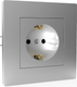 Миниатюра изображения товара Розетка Tokov Electric Pixel TKE-PX-R1FZSF-C03 (алюминий)