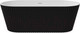 Миниатюра изображения товара Ванна акриловая Teymi Kati 170x80x58 / T130113 (черный матовый)