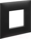 Миниатюра изображения товара Рамка для выключателей и розеток DKC Avanti / 4412902 (черный матовый)