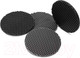 Миниатюра изображения товара Набор ковриков для кашпо Alicosta Классик Эва / 180x180_4/1/2_UNI (соты, черный/серый)