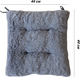 Миниатюра изображения товара Подушка на стул Lanatex Plush 0350 / 22342 (44x44x10см, серый)