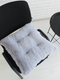 Миниатюра изображения товара Подушка на стул Lanatex Plush 0350 / 22342 (44x44x10см, серый)