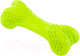 Миниатюра изображения товара Игрушка для собак SkyRus Рифленая кость / 145031 (зеленый)