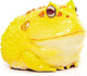 Миниатюра изображения товара Фигурка коллекционная Exoprima Лягушка-рогатка / 56366/AH (светло-желтый)