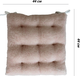 Миниатюра изображения товара Подушка на стул Lanatex Wool 0349 / 22325 (44x44x9см, пудровый)