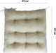 Миниатюра изображения товара Подушка на стул Lanatex Wool 0349 / 22329 (44x44x9см, молочный)