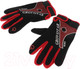 Миниатюра изображения товара Мотоперчатки Sima-Land 5273412 (черный/красный)