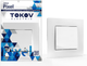 Миниатюра изображения товара Выключатель Tokov Electric Pixel TKE-PX-V1F-C01 (белый)