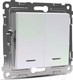 Миниатюра изображения товара Выключатель Tokov Electric Pixel TKE-PX-V2I-C04 (перламутровый)