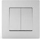 Миниатюра изображения товара Выключатель Tokov Electric Pixel TKE-PX-V2F-C03 (алюминий)