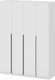 Миниатюра изображения товара Шкаф Mio Tesoro ШК 5 1600 4-х створчатый (белый текстурный)