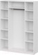 Миниатюра изображения товара Шкаф Mio Tesoro ШК 5 1600 4-х створчатый (белый текстурный)