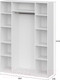 Миниатюра изображения товара Шкаф Mio Tesoro ШК 5 1600 4-х створчатый (белый текстурный)