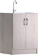 Миниатюра изображения товара Шкаф под мойку Домино D6060DG (60x60, дуб серый)