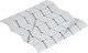 Миниатюра изображения товара Панель ПВХ Самоклейкин Самоклеющаяся Плитка Белая кольчуга MPK-W02 (300x300x4мм)