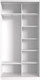 Миниатюра изображения товара Шкаф-купе НК Мебель Fix 2-х дверный / 98609590 (белый)