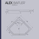 Миниатюра изображения товара Душевой поддон Alex Baitler AB10017V-1