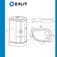 Миниатюра изображения товара Душевая кабина Erlit ER351226R-C4-RUS